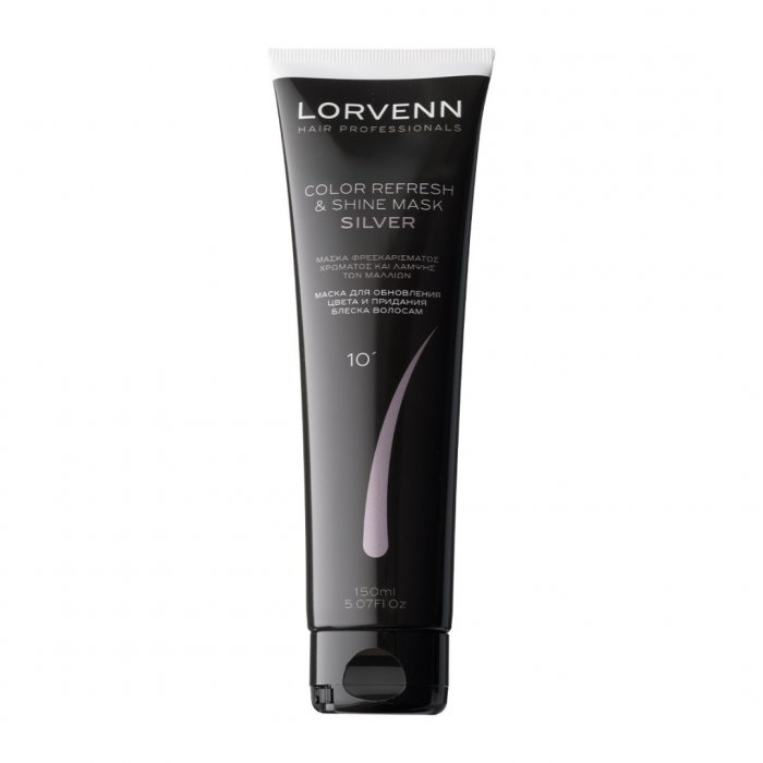 Lorvenn Hair Professionals Color Refresh & Shine Mask Silver 150ml
