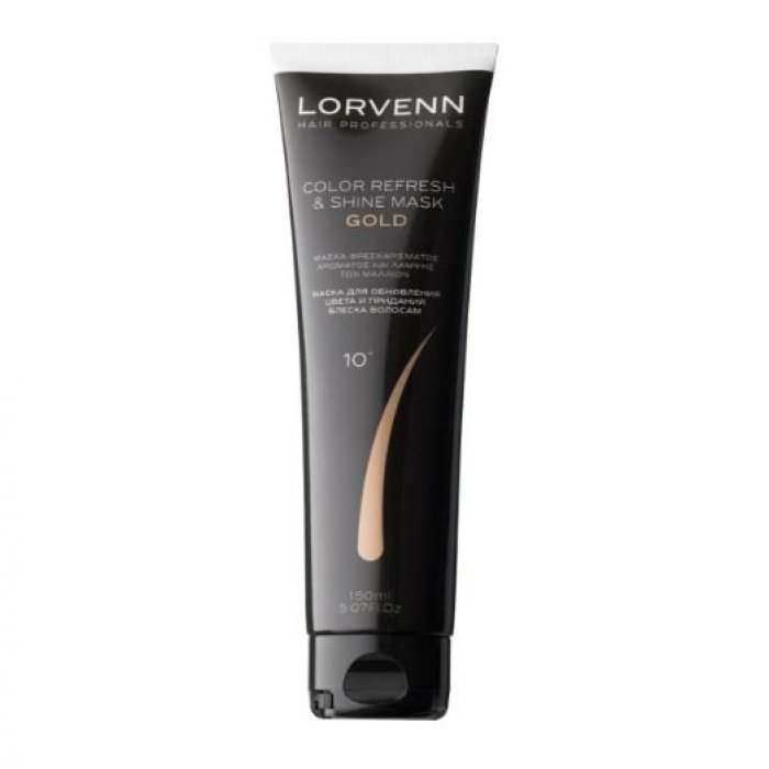Lorvenn Hair Professionals Color Refresh & Shine Mask Gold 150ml