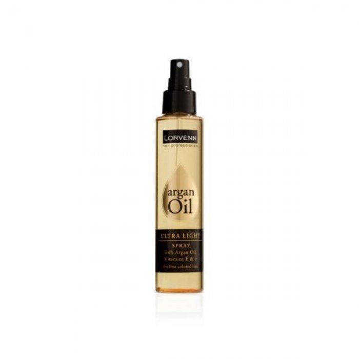 Lorvenn Hair Professionals Argan Oil Ultra Light Spray 125ml