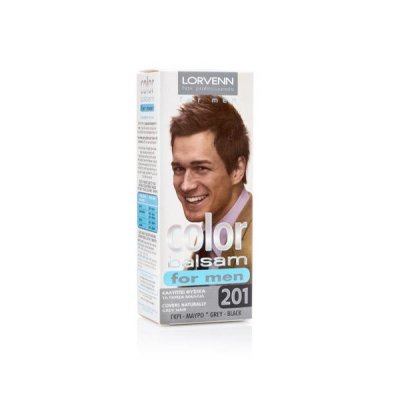 Lorvenn Hair Professionals Color Balsam For Men 201 Black 35ml