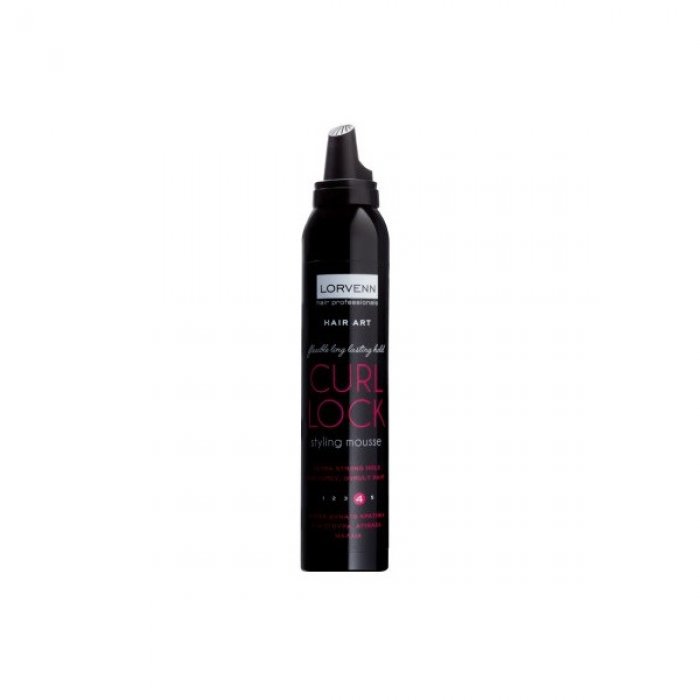 Lorvenn Hair Professionals Curl Lock Styling Mousse 200ml