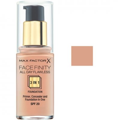 Max Factor  Make up Facefinity All Day Flawless 3 In 1 45 Warm Almond 30ml