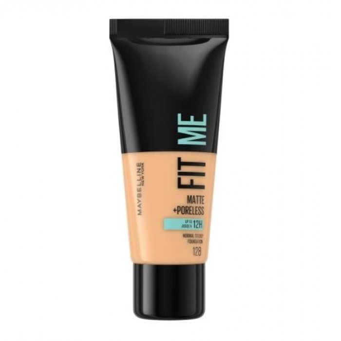 Maybelline New York   Make up Fit Me Matte & Poreless Foundation 128 Warm Nude 30ml