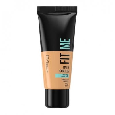 Maybelline New York   Make up Fit Me Matte & Poreless Foundation 220 Natural Beige 30ml