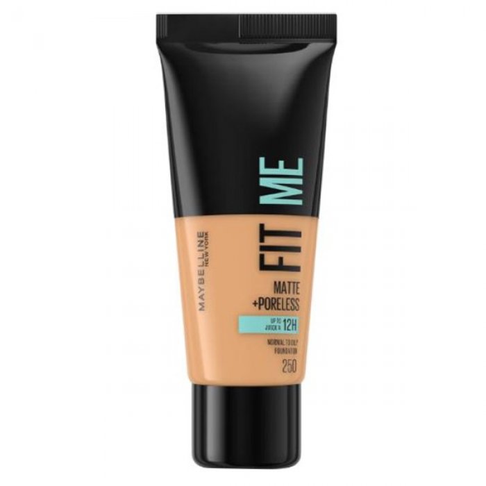 Maybelline New York   Make up Fit Me Matte & Poreless Foundation 250 Sun Beige 30ml