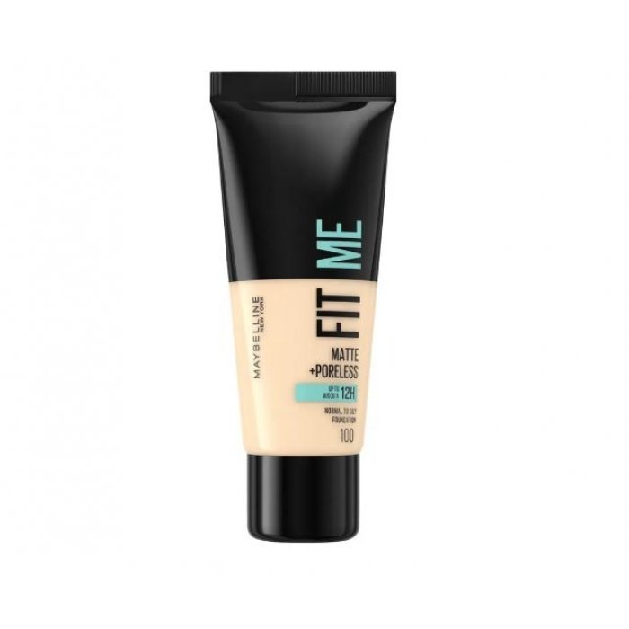 Maybelline New York   Make up Fit Me Matte & Poreless Foundation 100 Warm Ivory 30ml