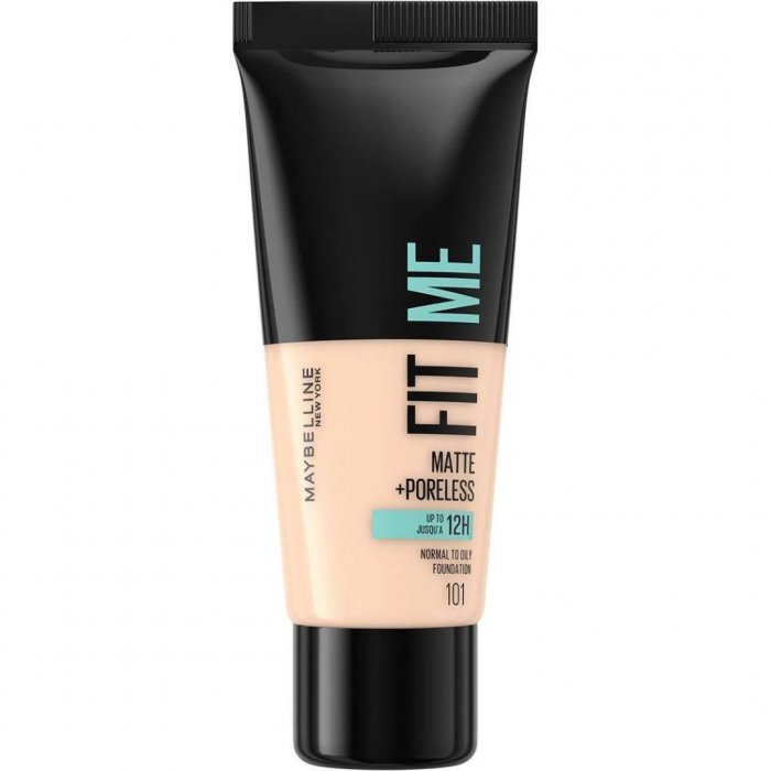 Maybelline New York   Make up Fit Me Matte & Poreless Foundation 101 True Ivory 30ml