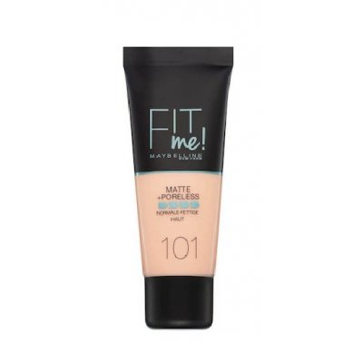 Maybelline New York   Make up Fit Me Matte & Poreless Foundation 101 True Ivory 30ml