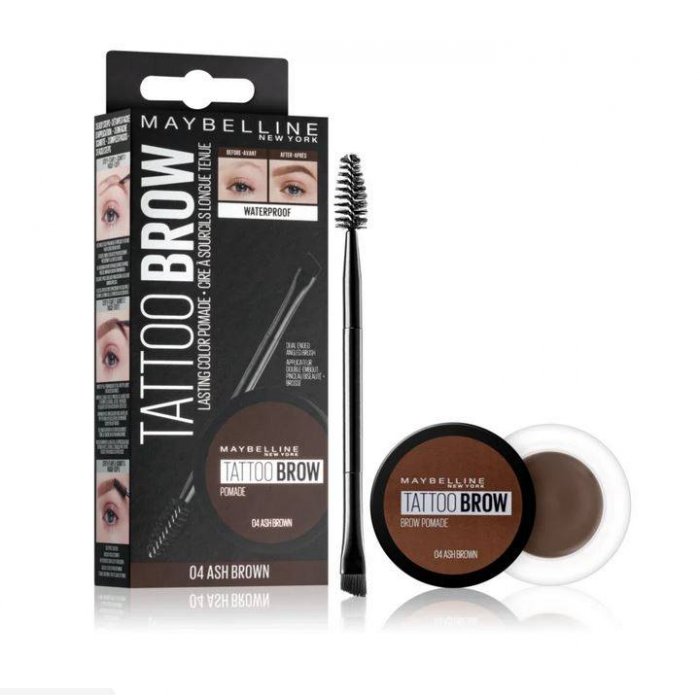 Maybelline New York Tattoo Brow Pomade 04 Ash Brown 4ml