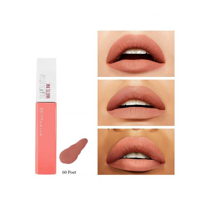 Maybelline New York Superstay Matte Ink Liquid Κραγιόν 60 Poet 5ml