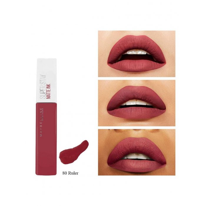 Maybelline New York Superstay Matte Ink Liquid Κραγιόν 80 Ruler 5ml