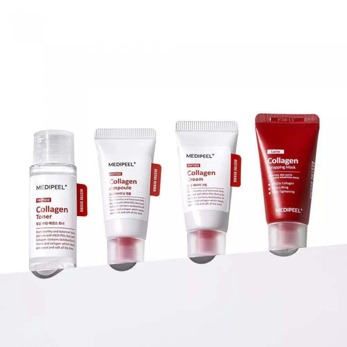 Medi-Peel Red Lacto Collagen Skin Care Trial Kit 4pcs