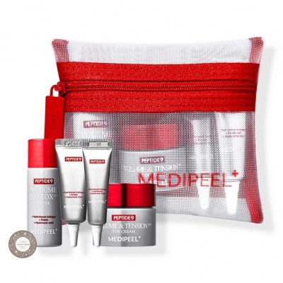 Medi Peel Peptide 9 Volume Bio Tox Trial Kit Anti-Aging, Hydration & Firming Treatment Set 5pcs
