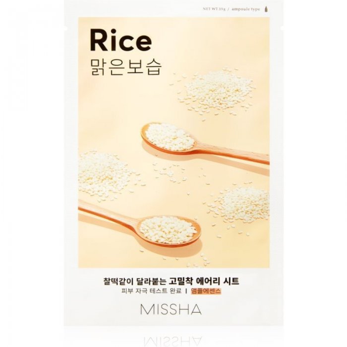 Missha Missha Airy Fit Sheet Mask Rice 19gr