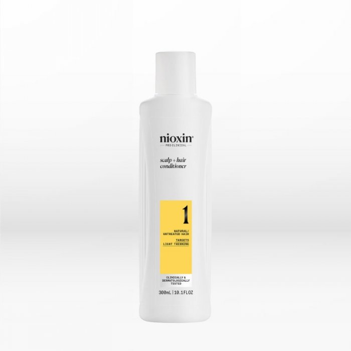 Nioxin System 1 Scalp & Hair Conditioner (Natural Hair with Light Thinning) 300ml