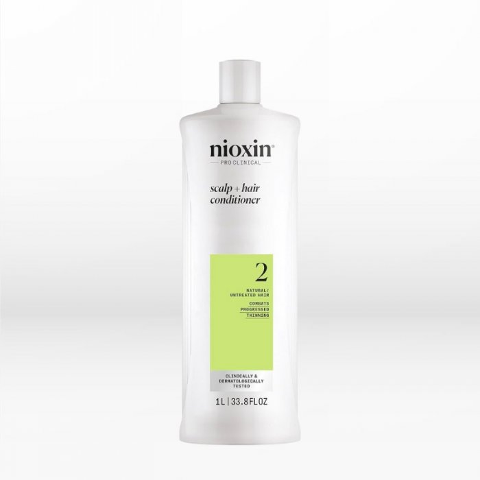 Nioxin System 2 Scalp & Hair Conditioner (Natural Hair with Progresses Thinning) 1000ml