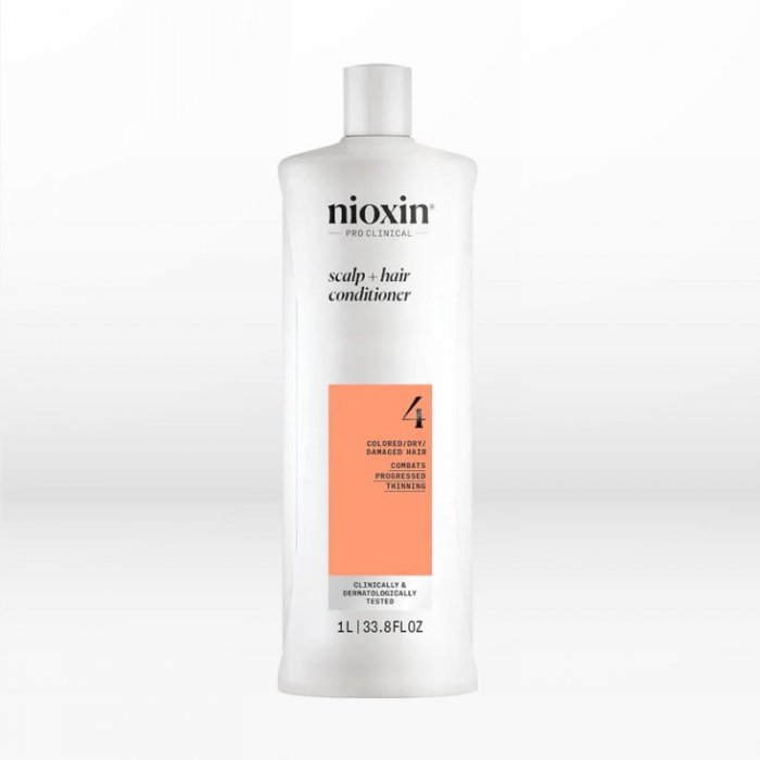 Nioxin System 4 Scalp & Hair Conditioner (Colored Dry and Damaged Hair with Progressed Thinning) 1000ml