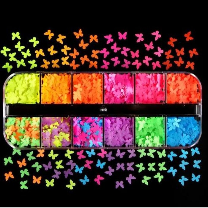 Decorative Nail Art Luminous Colorful L97 No 10