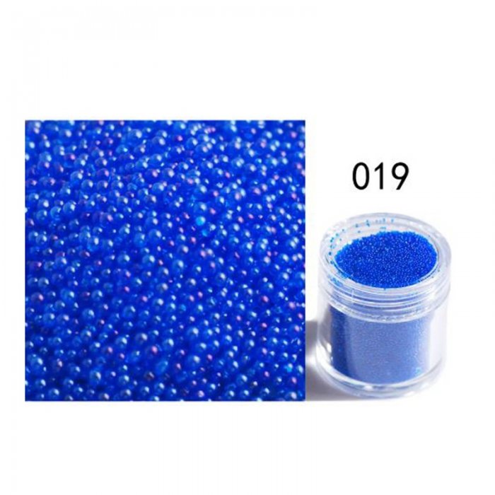 Decorative Nail Art Caviar Blue 19