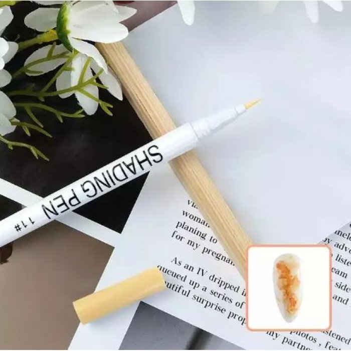 Nail Art Pen For Semi Permanent Manicure Yellow