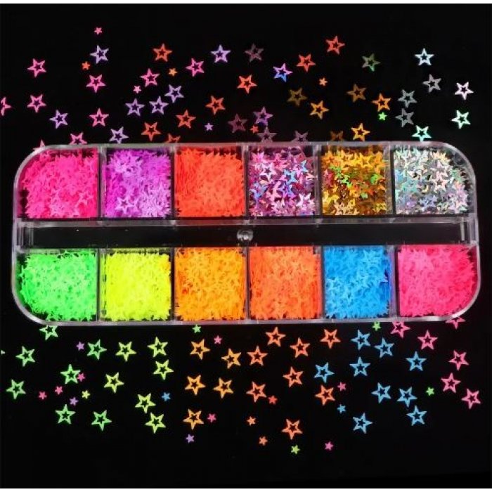 Decorative Nail Art Luminous Colorful L97 No 16