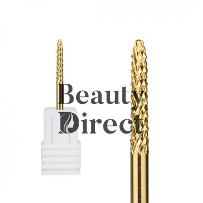 Gold Under Nail Cleaner Carbide Burr (M) For Toenails