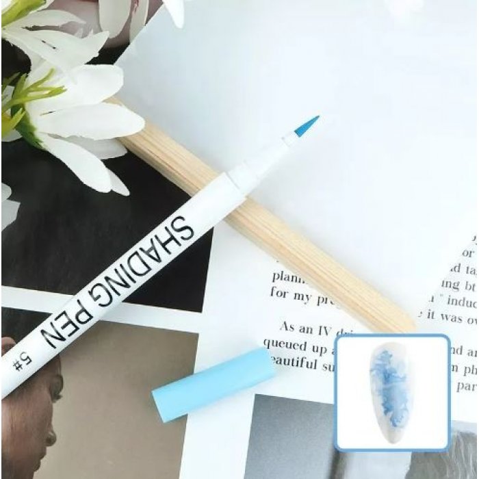 Nail Art Pen For Semi Permanent Manicure Blue