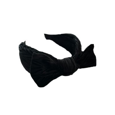 Black Velvet Hair Clip