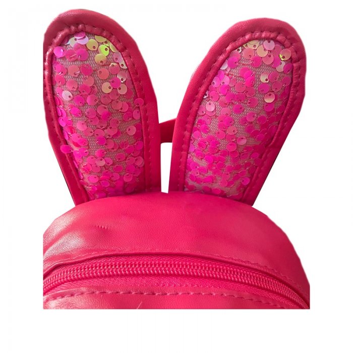 Children's Backpack Pink Bunny With Bow