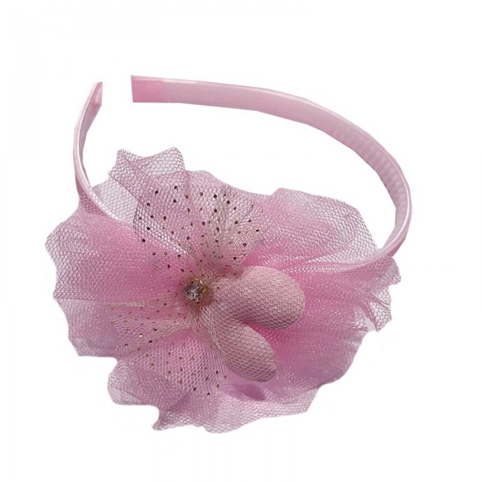 Children's Fuchsia Hair Clip with Bow