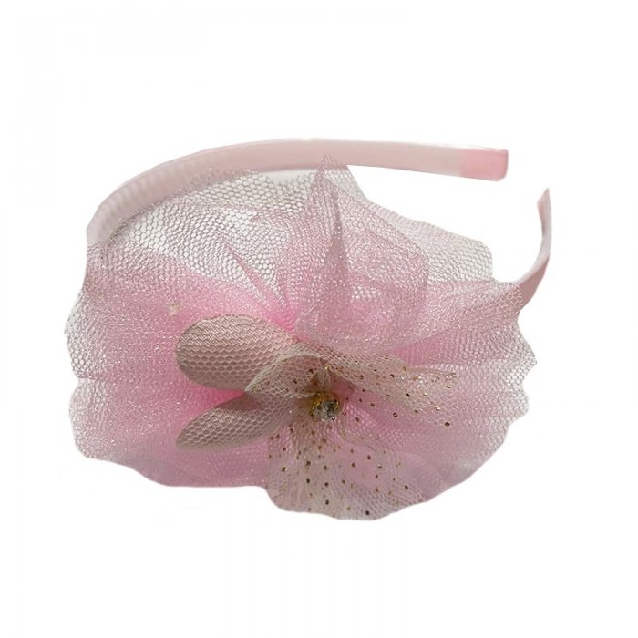 Children's Hair Clip Pink with Bow