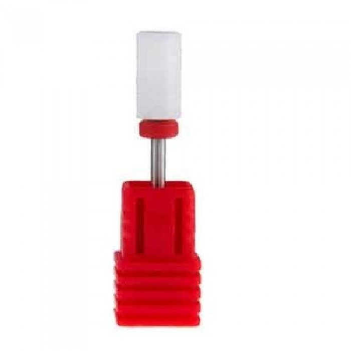 Ceramic Barrel Cutter For Semi-Permanent, Acrylic, Gel Red (Soft)