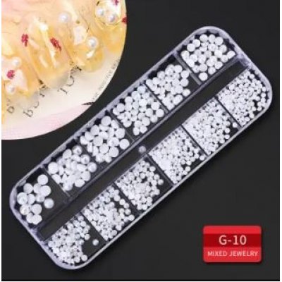 Διακοσμητικά Πέρλες Νυχιών 3D Nail Art G-10