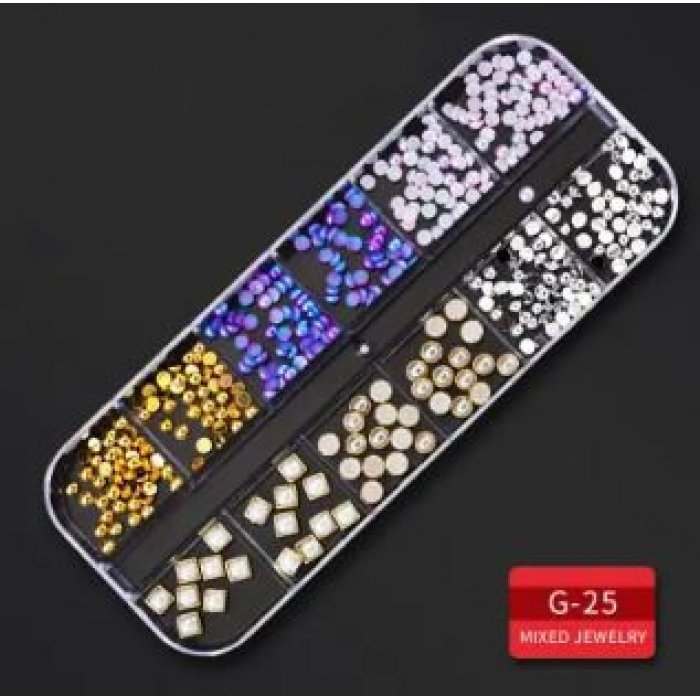 Διακοσμητικά Αυτοκόλλητα Νυχιών 3D Nail Art G-25