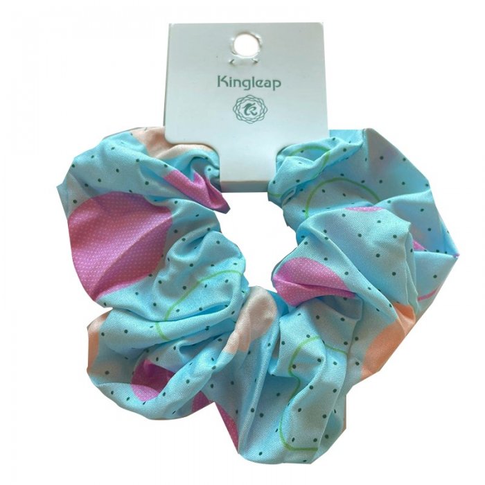 Scrunchie Blue Patterned