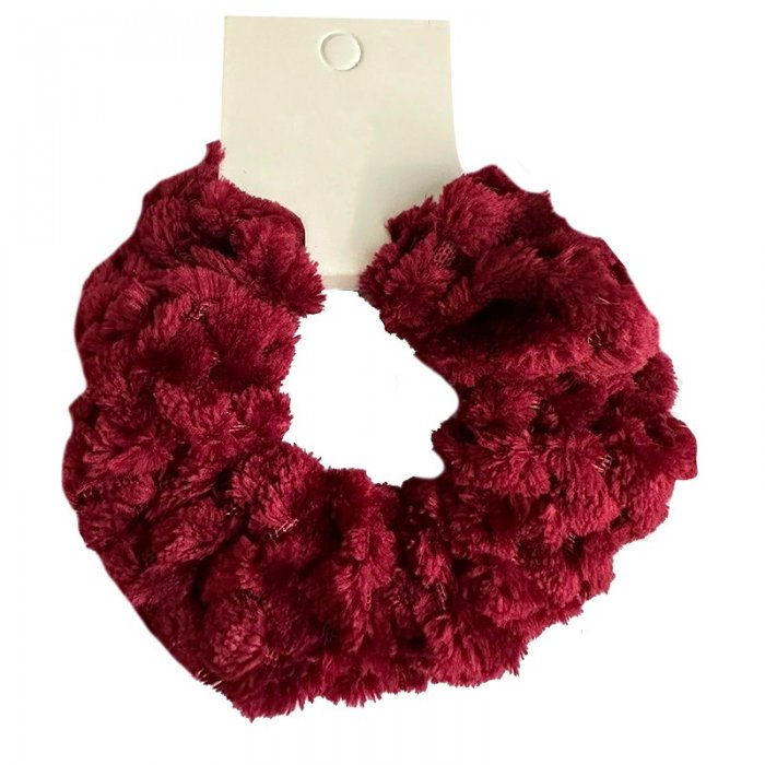 Scrunchie Bordeaux Fur