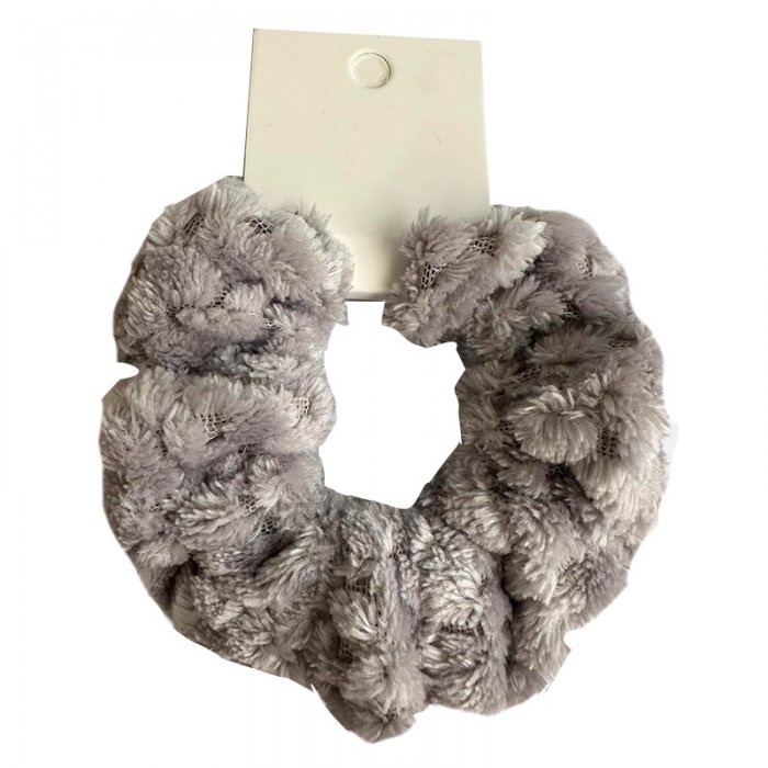 Scrunchie Gray Fur