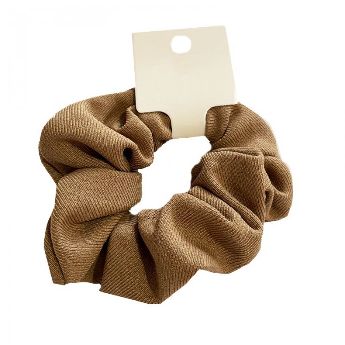 Scrunchie Μπεζ Βαμβακερό