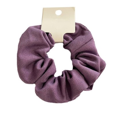 Scrunchie Purple Cotton