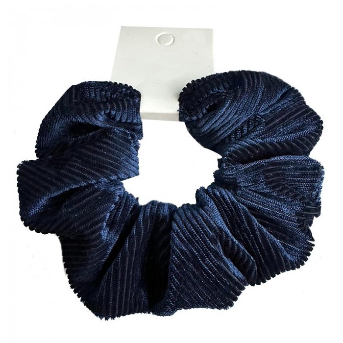 Scrunchie Μπλε Ηλεκτρικ Κοτλέ Μαλακό