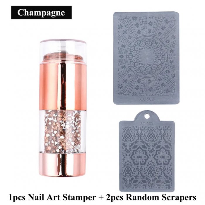 Champagne Nail Art Stamper