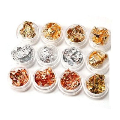 Nail Art Foil Set For Nail Decoration Twelve Piece Set