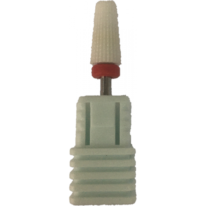 Ceramic Conical Cutter for Semi-Permanent, Acrylic, Gel Red (Soft)