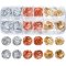 Nail Art Foil Συσκευασία 12 Τεμαχίων Χρυσό Ασημί Χάλκινο Nail Art Foil Συσκευασία 12 Τεμαχίων Χρυσό Ασημί Χάλκινο