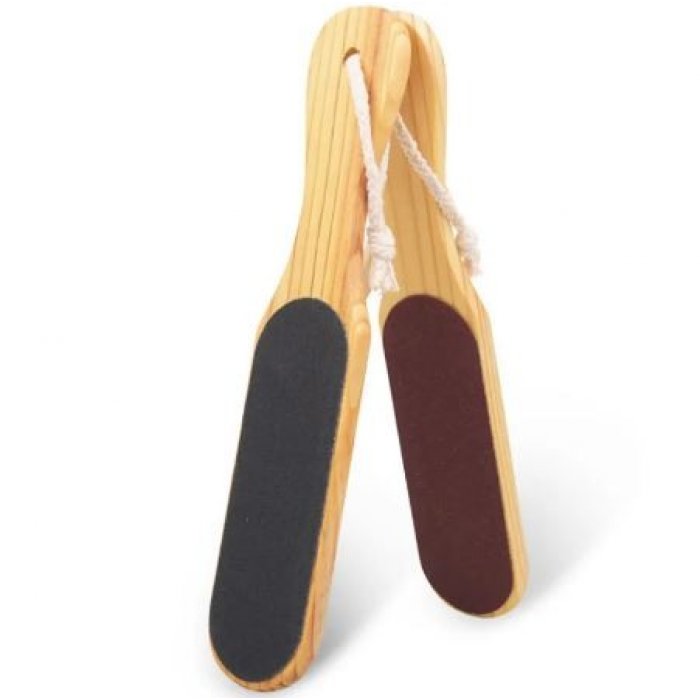 Professional Double Sided Foot Rasp With Wooden Handle