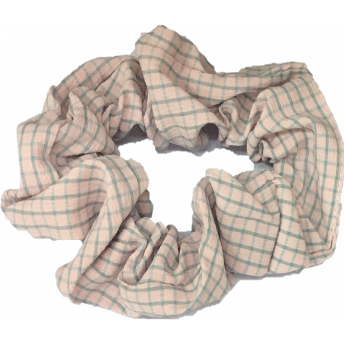 Scrunchie Plaid Light Pink