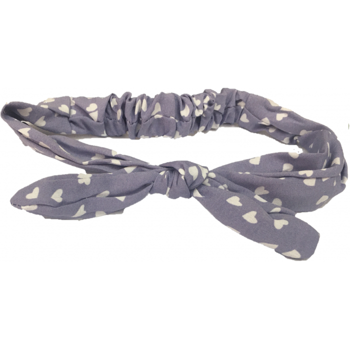 Purple Ribbon With Hearts