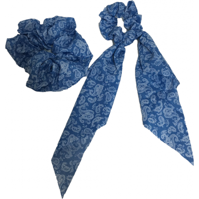 Scrunchie Blue Lachouri 2pcs