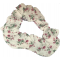 Scrunchie Λευκό Με Ροζ Λουλούδια Scrunchie Λευκό Με Ροζ Λουλούδια