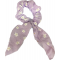 Λιλά Scrunchie Με Ουρά Λιλά Scrunchie Με Ουρά